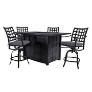 Sherwood 47" X 64" Fire Dining Set Counter Height 5 Piece Set - 82630