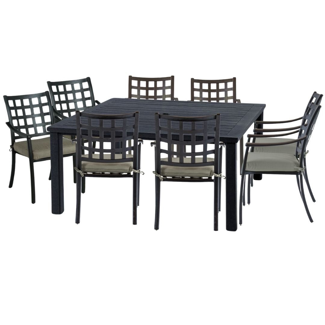 Hanamint Sherwood 60" Dining Set 9 Piece Set - 16727