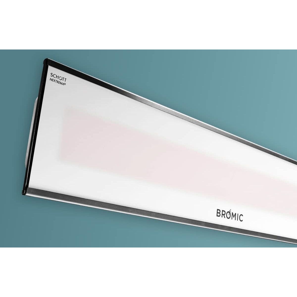 Bromic Platinum Marine Smart-Heat 3400 Watt Radiant Infrared Outdoor Electric Heater | White | 208V - BH0320026