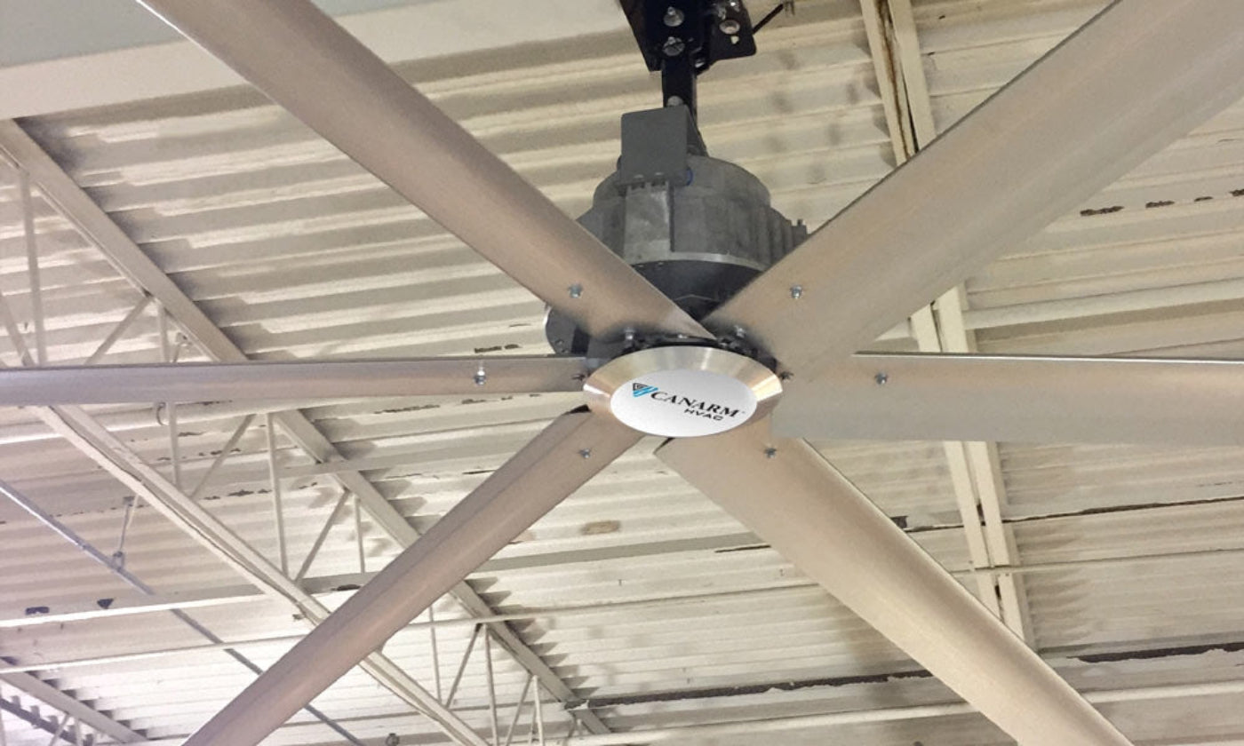 Canarm Hexa-Lite EC HVLS 14 Foot Blade Industrial Fan New - 6L14EC-230-1