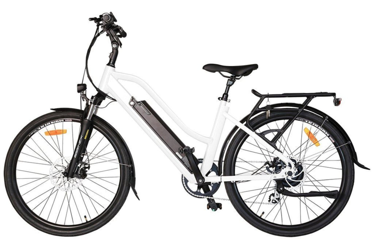 T4B 500W Hiko Pulse Low Step Electric Bike - EB-500WHIKOPLSLWSTP-WHT