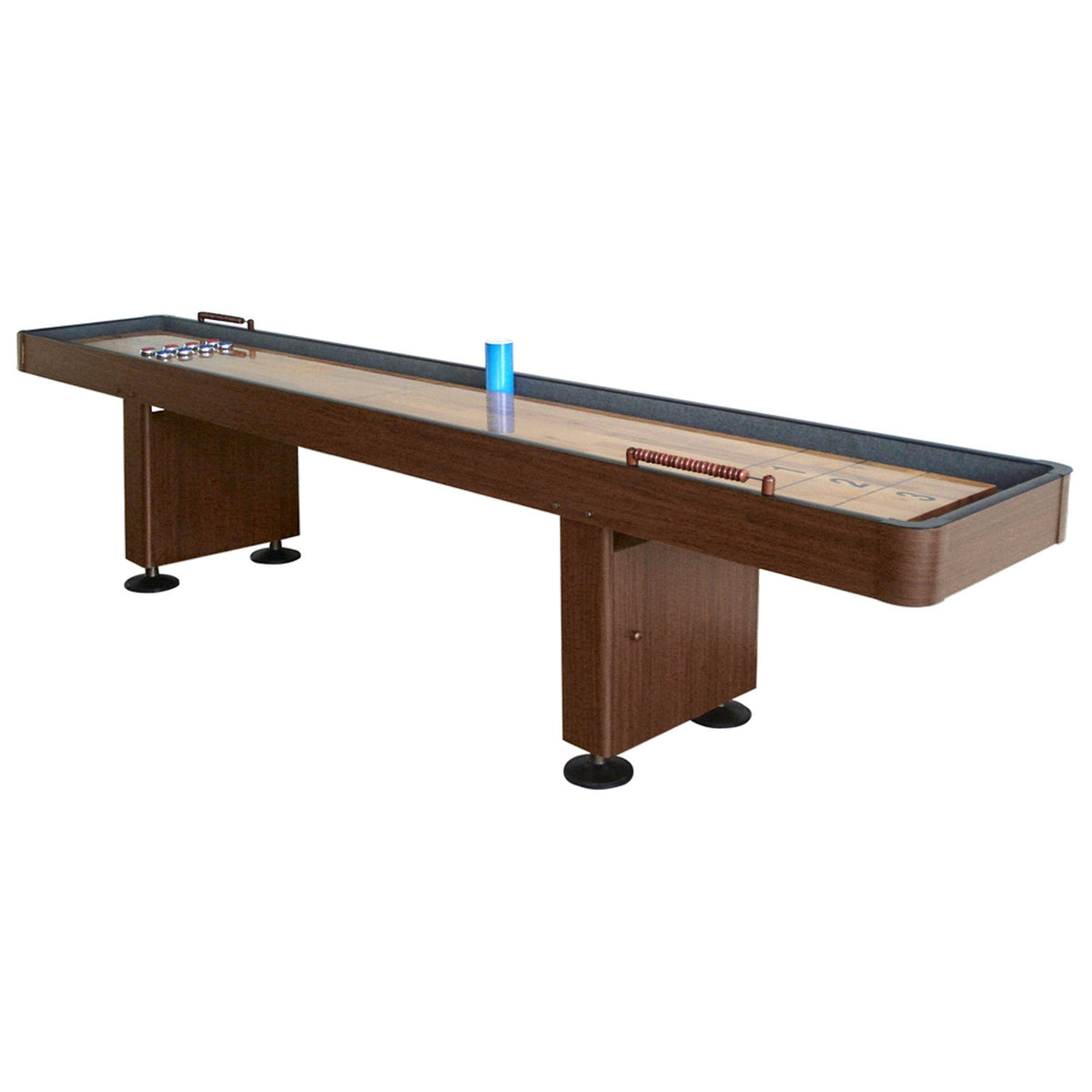 Hathaway Challenger Walnut 12ft Shuffleboard Table - OL3743885