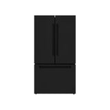 Hallman 36" Freestanding French Door, Counter Depth, Total Cubic Feet 20.3 Refrigerator 14.2Cu. Ft. Bottom Freezer 6.1 Cu. Ft. w/automatic icemaker, Color White