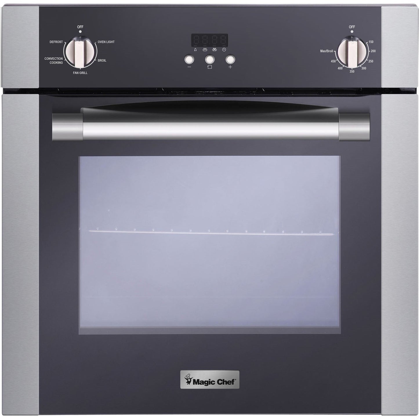 Magic Chef - 24 inch Built In Wall Oven, Fan Convection - MCSWOE24S