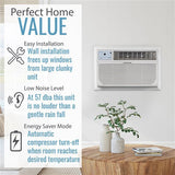 Keystone - 8,000 - 14,000 BTU Through The Wall Heat/Cool Air Conditioner - KSTAT08-1HC