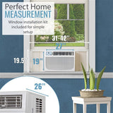 Keystone Energy Star 25,000/24,700 BTU 230V Window/Wall Air Conditioner With Follow Me LCD Remote Control | - KSTAW25C