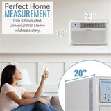 Keystone - 10000 BTU Through The Wall Air Conditioner, EStar, R32 | - KSTAT10-1D