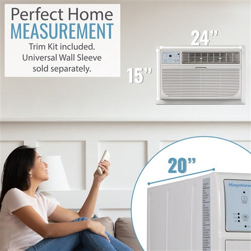 Keystone - 12000 BTU Through The Wall Air Conditioner EStar 230 | - KSTAT12-2D