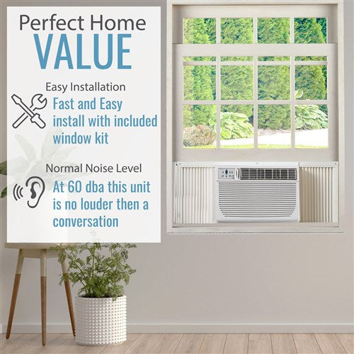 Keystone - 18, 000 BTU Heat/Cool Window Air Conditioner, R32 | - KSTHW18B