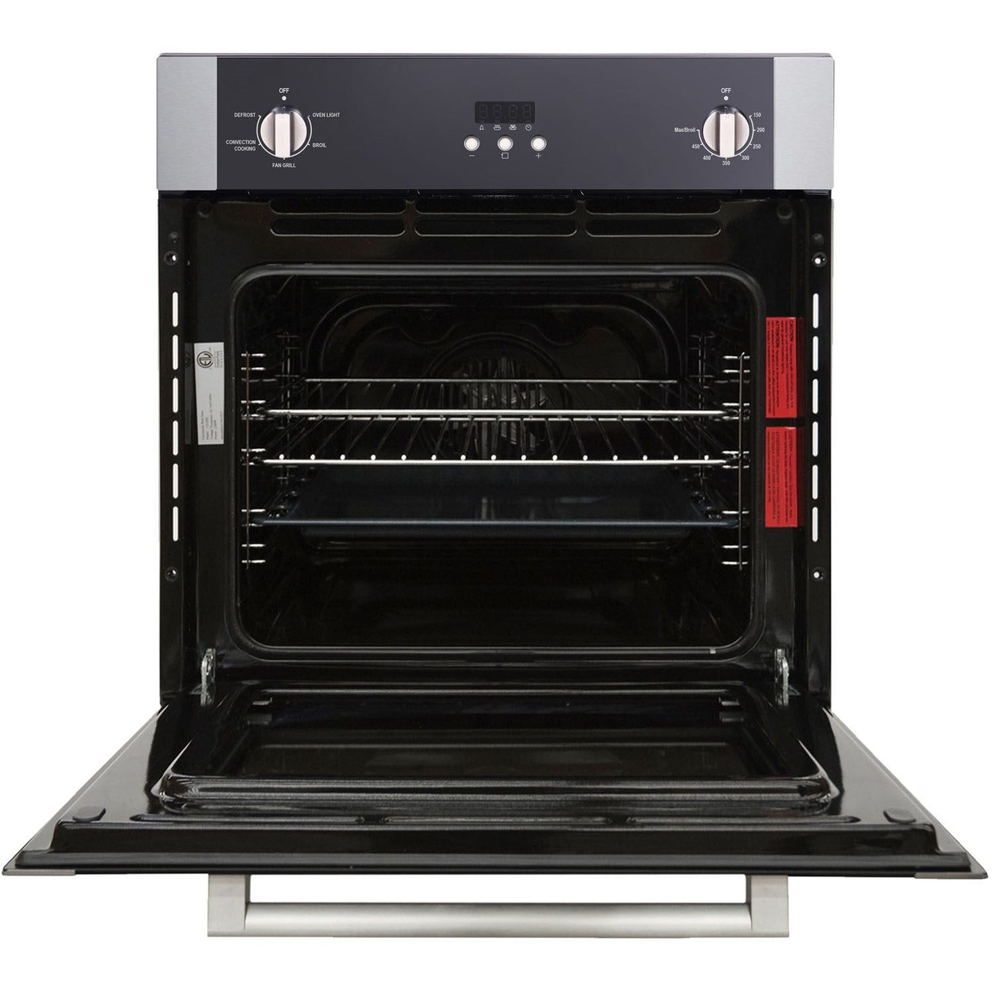 Magic Chef - 24 inch Built In Wall Oven, Fan Convection - MCSWOE24S