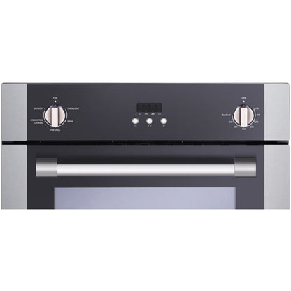 Magic Chef - 24 inch Built In Wall Oven, Fan Convection - MCSWOE24S
