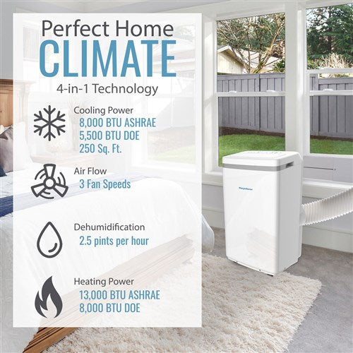 Keystone - 13000 BTU Portable Air Conditioner | - KSTAP13MFC