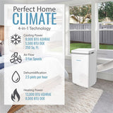 Keystone - 13000 BTU Portable Air Conditioner | - KSTAP13MFC