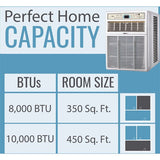Keystone - 8,000 BTU Slider/Casement Window AC | - KSTSW08A