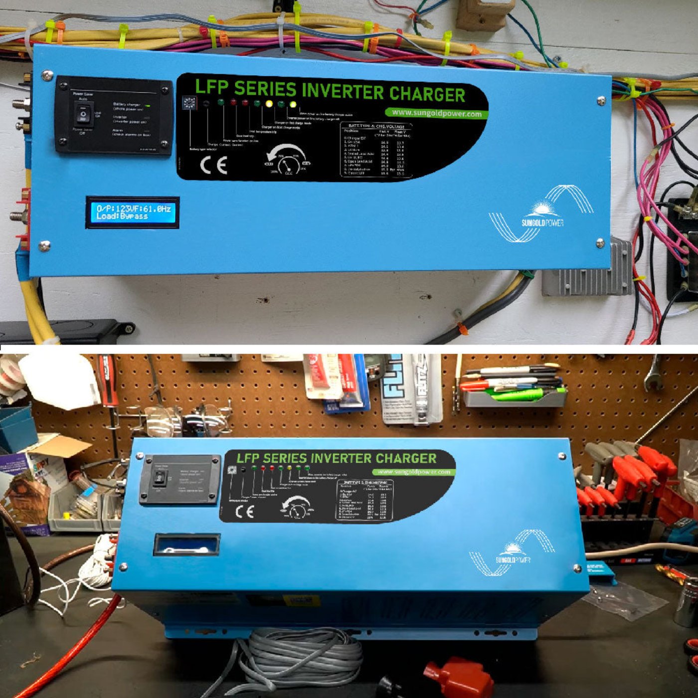 4000W DC 12V Pure Sine Wave Inverter With Charger - LFP4K12V120VSG