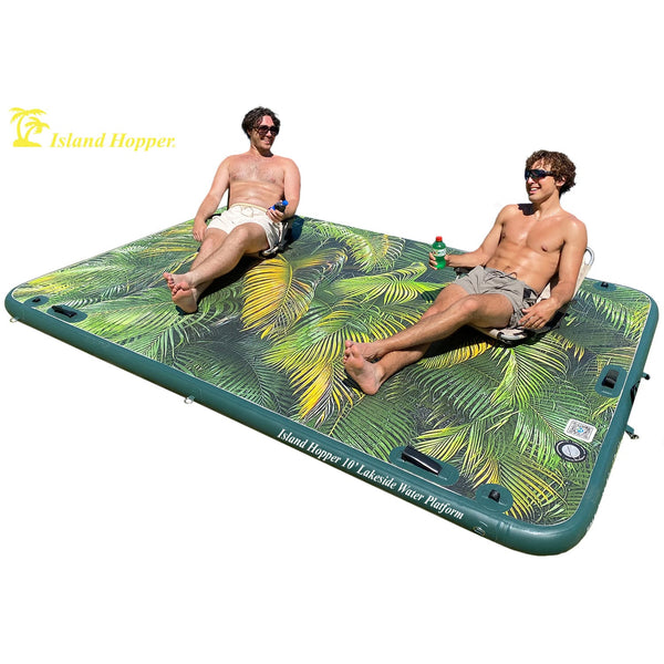 Island Hopper Bounce N Slide Water Attachment for Water Trampoline & Bouncer - PVCSLIDE Copy