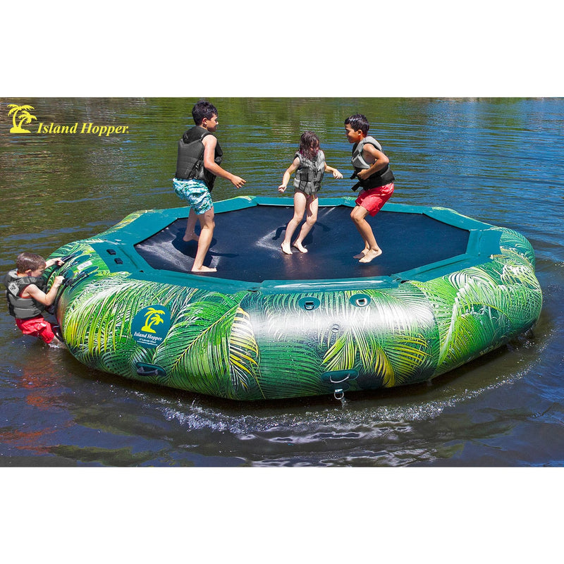 Island Hopper 15' Water Bouncer Lakeside Graphics Series - 15'LKS-BNS