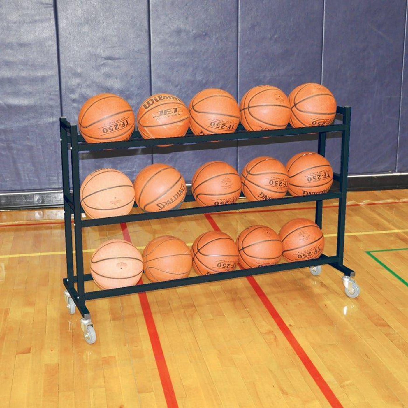 Jaypro Atlas Series Ball Cart (15 Ball) - BBABC-1