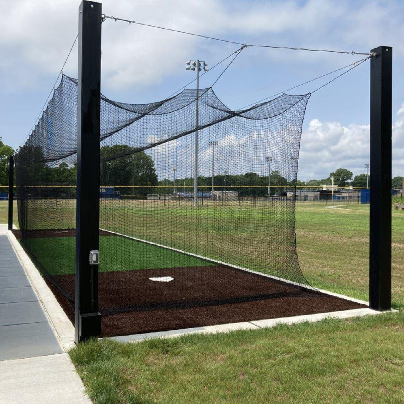 Jaypro Batting Cage Tunnel - Mega Outdoor - (55') - Single - MPCTF-55S