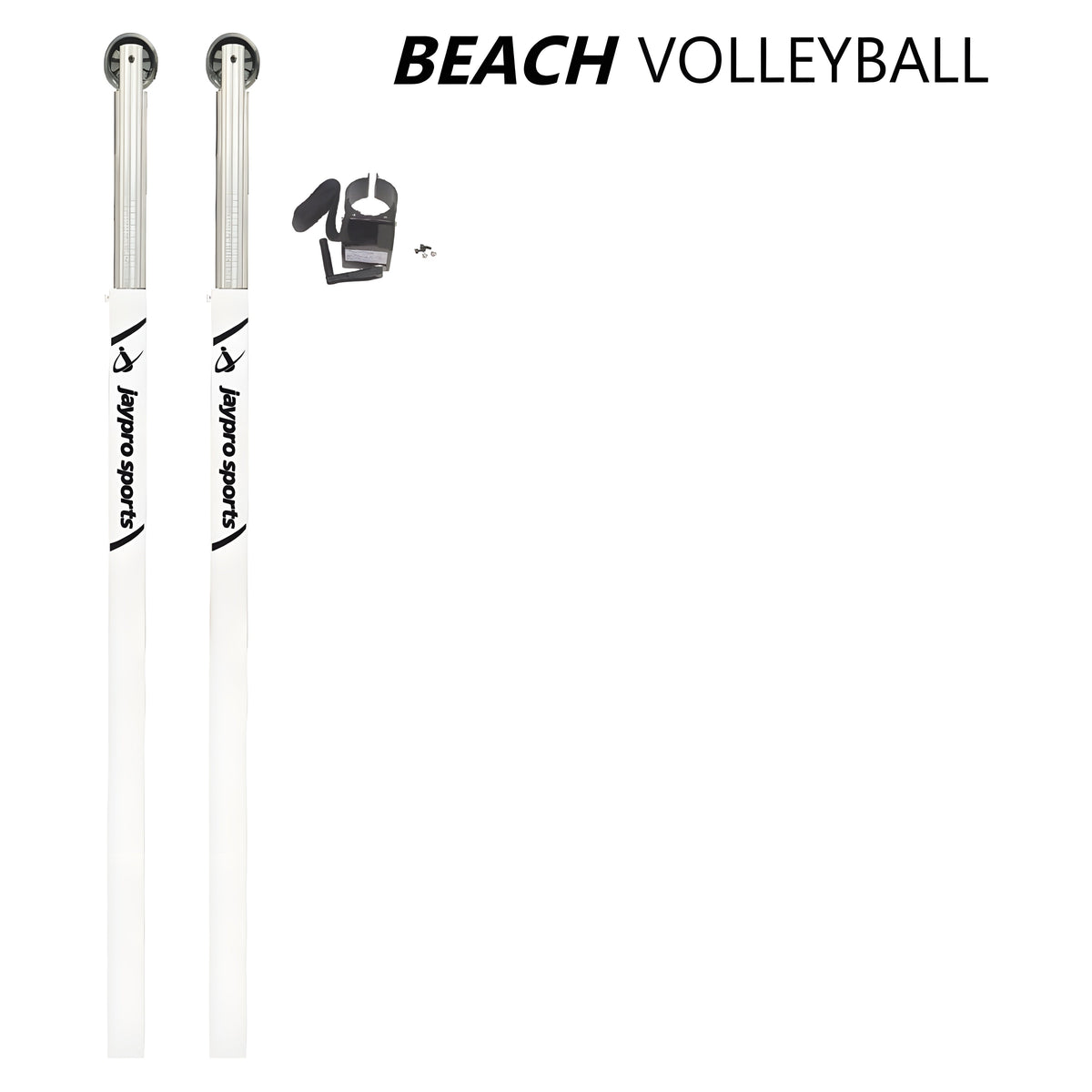 Jaypro Beach Volleyball Upright (3-1/2 in. Ground Sleeve) - NFHS, NCAA, USVBA OBV300U