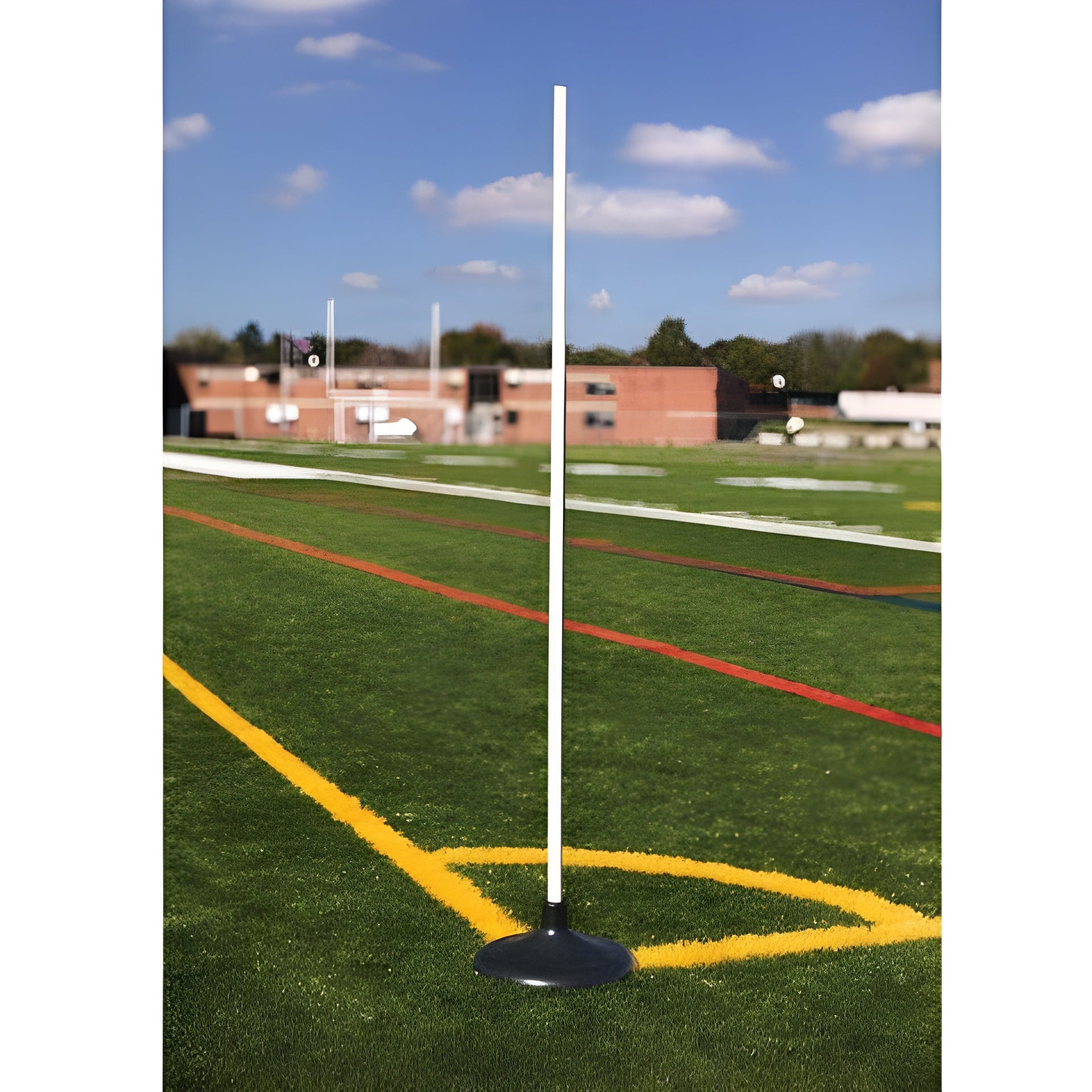 Jaypro Coaching Sticks - Premium with Rubber base (Set of 6) - RBCS-6