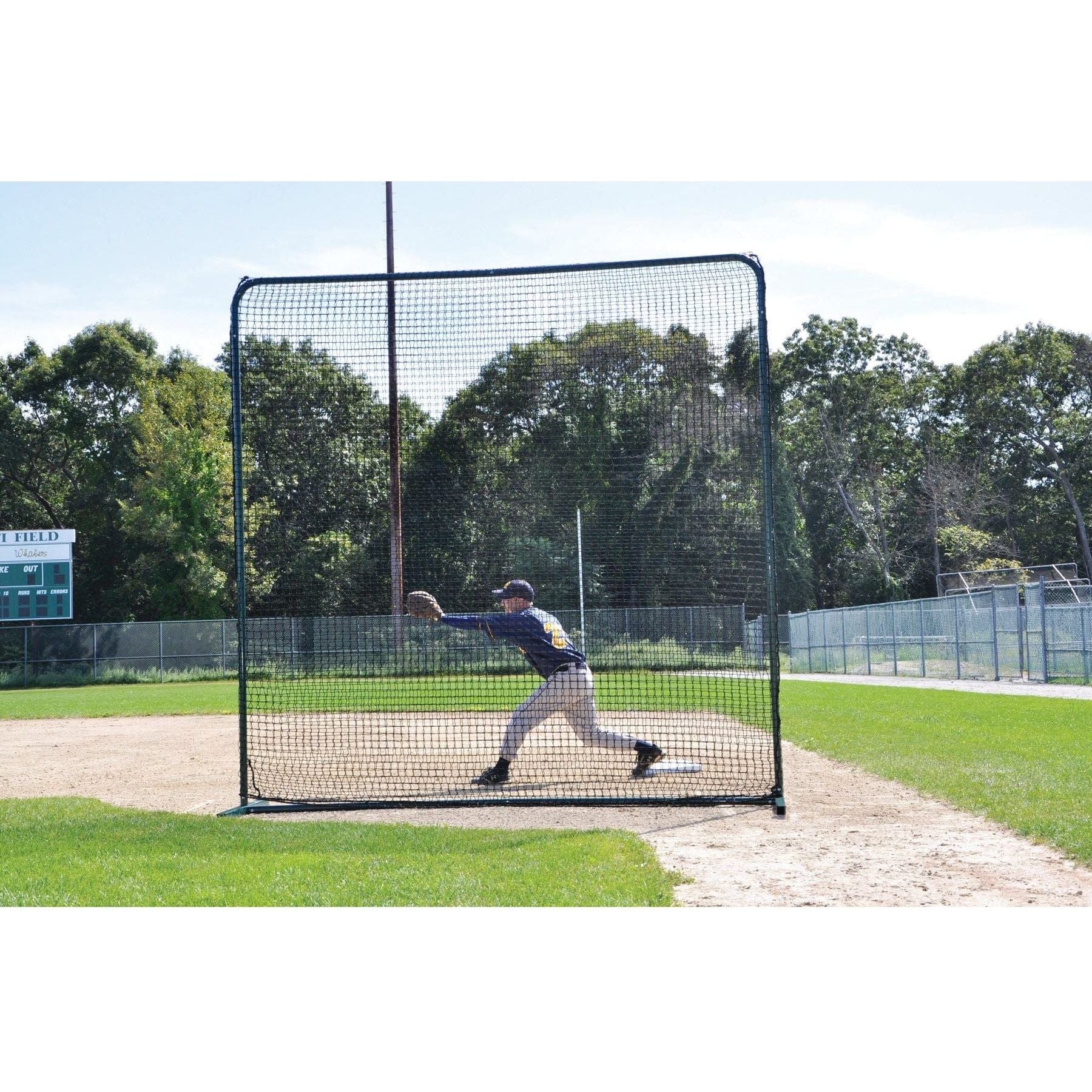 Jaypro Fielder's Screen (10' x 10') - Collegiate - FS-101
