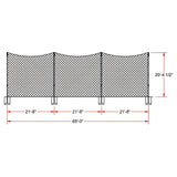 Jaypro FieldPro Soccer Net System FNSB-65