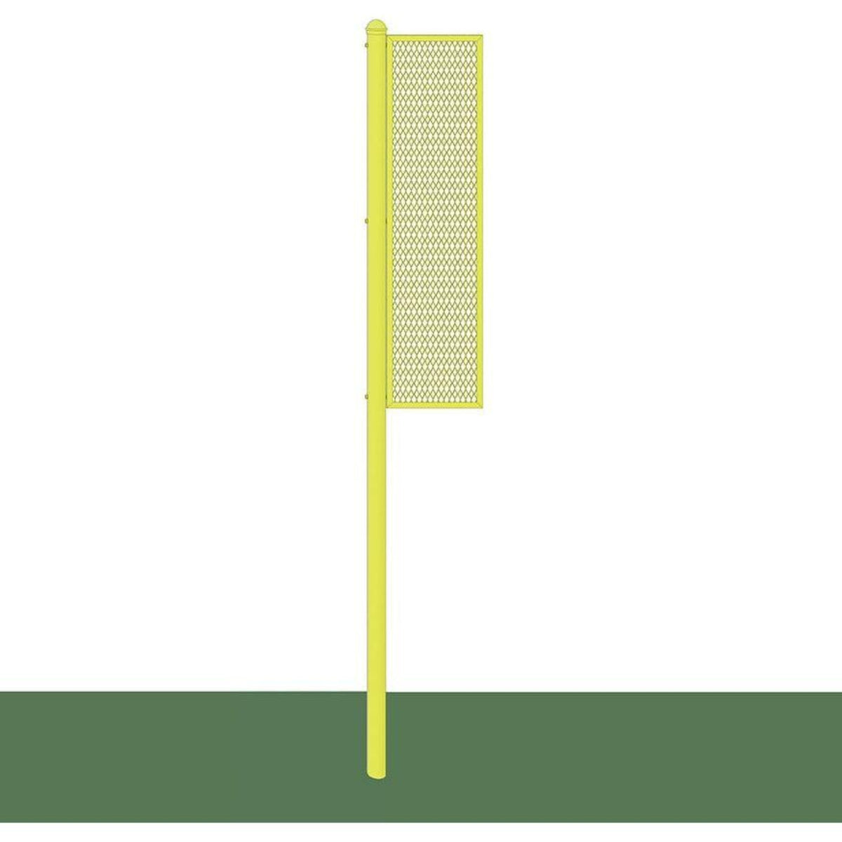 Jaypro Foul Poles - Collegiate (12') - (Yellow) - BBSBFP-12