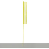 Jaypro Foul Poles - Professional (20') - Surface Mount (Yellow) - BBFP-20SM