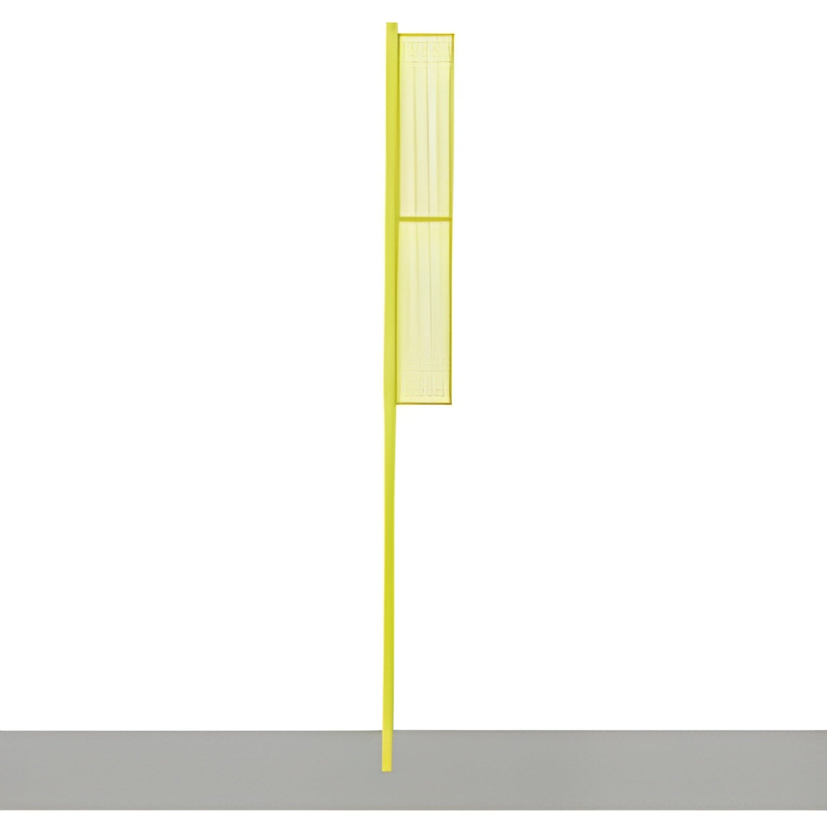 Jaypro Foul Poles - Professional (20') - Surface Mount (Yellow) - BBFP-20SM