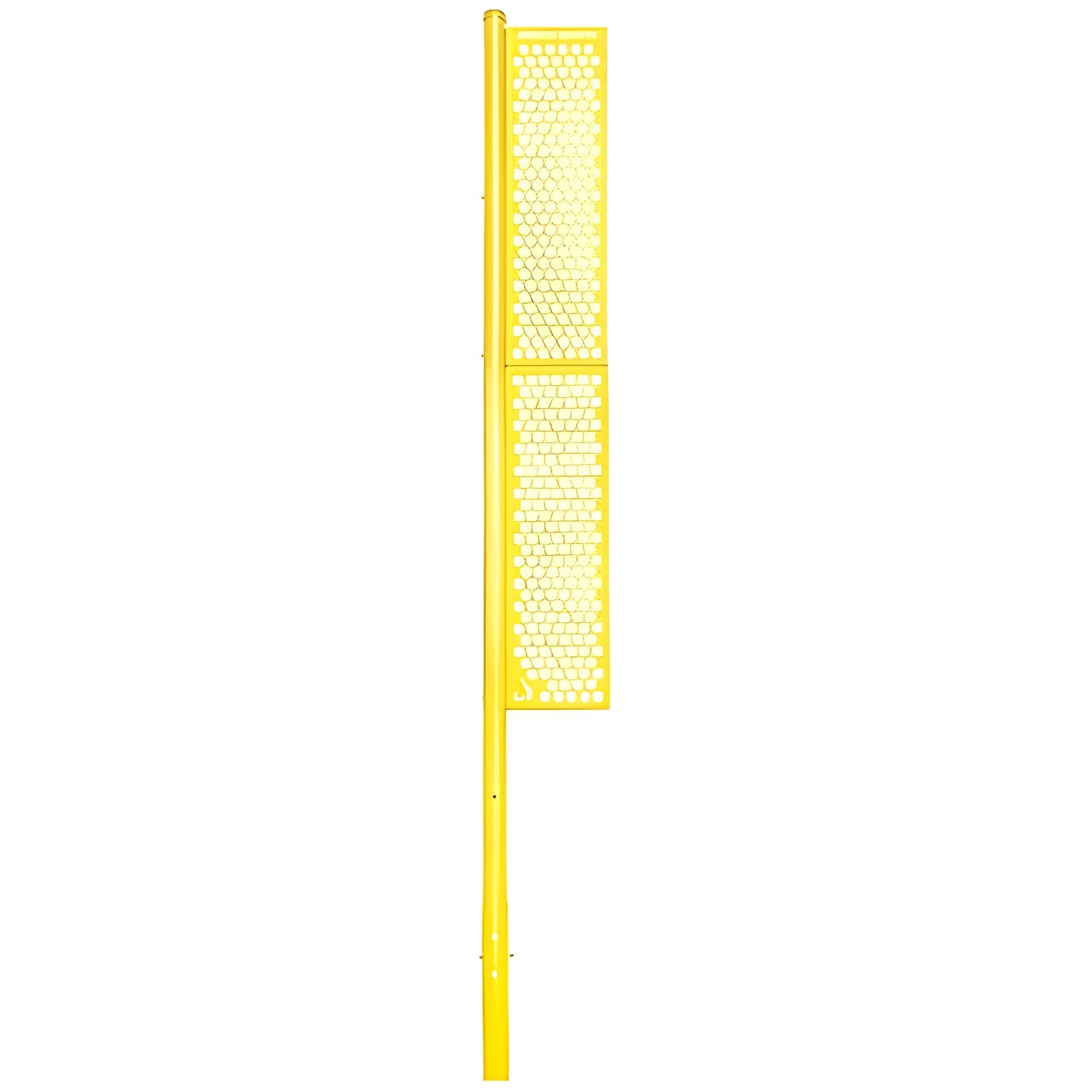 Jaypro Foul Poles - Professional (20') - Surface Mount (Yellow) - BBFP-20SM