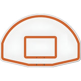Jaypro Gooseneck Basketball System (3-1/2" Pole w/ 36" Offset) 54"W x 36"H Aluminum Fan Backboard