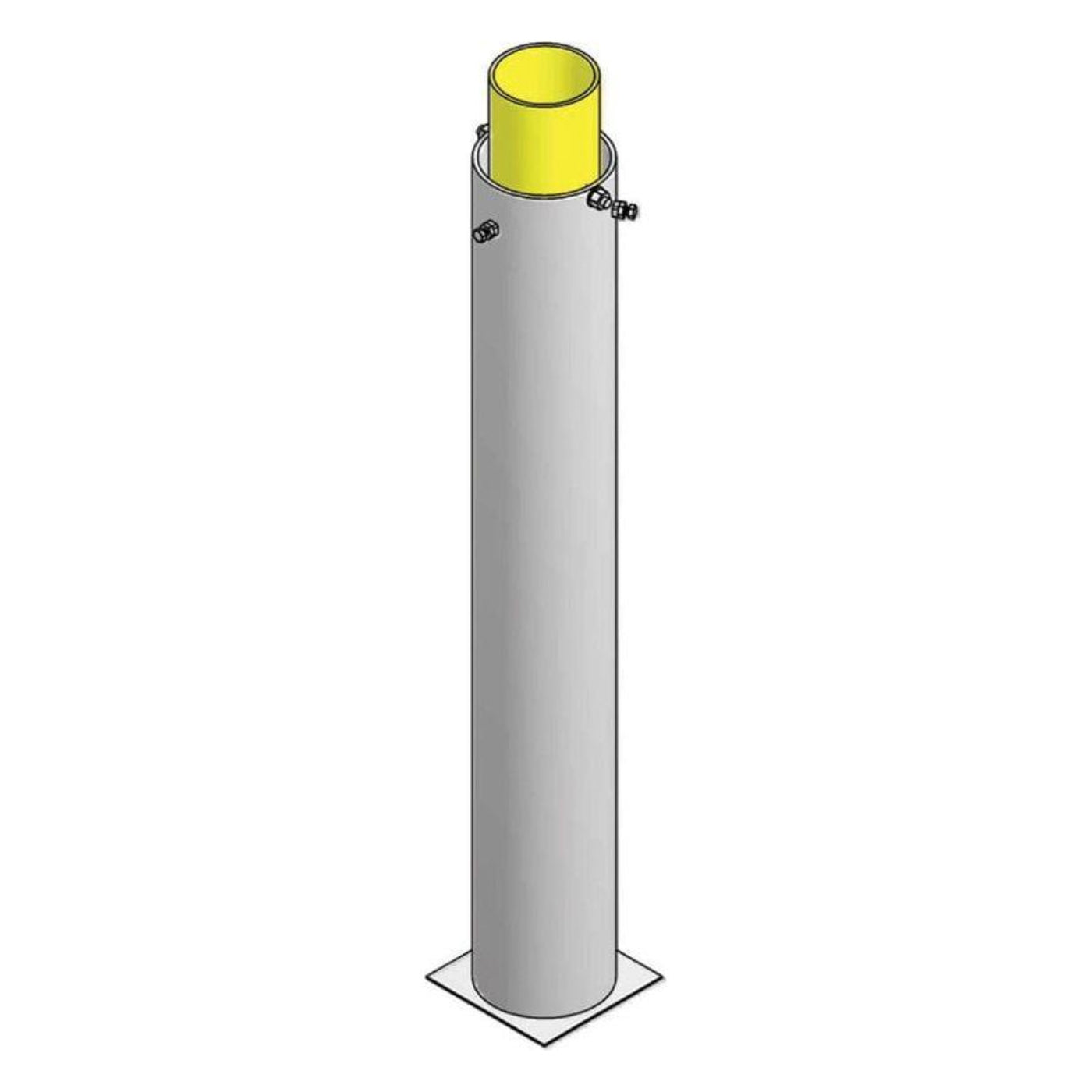 Jaypro Ground Sleeves (30' Pole) - Foul Pole (Collegiate) - FPS-30C