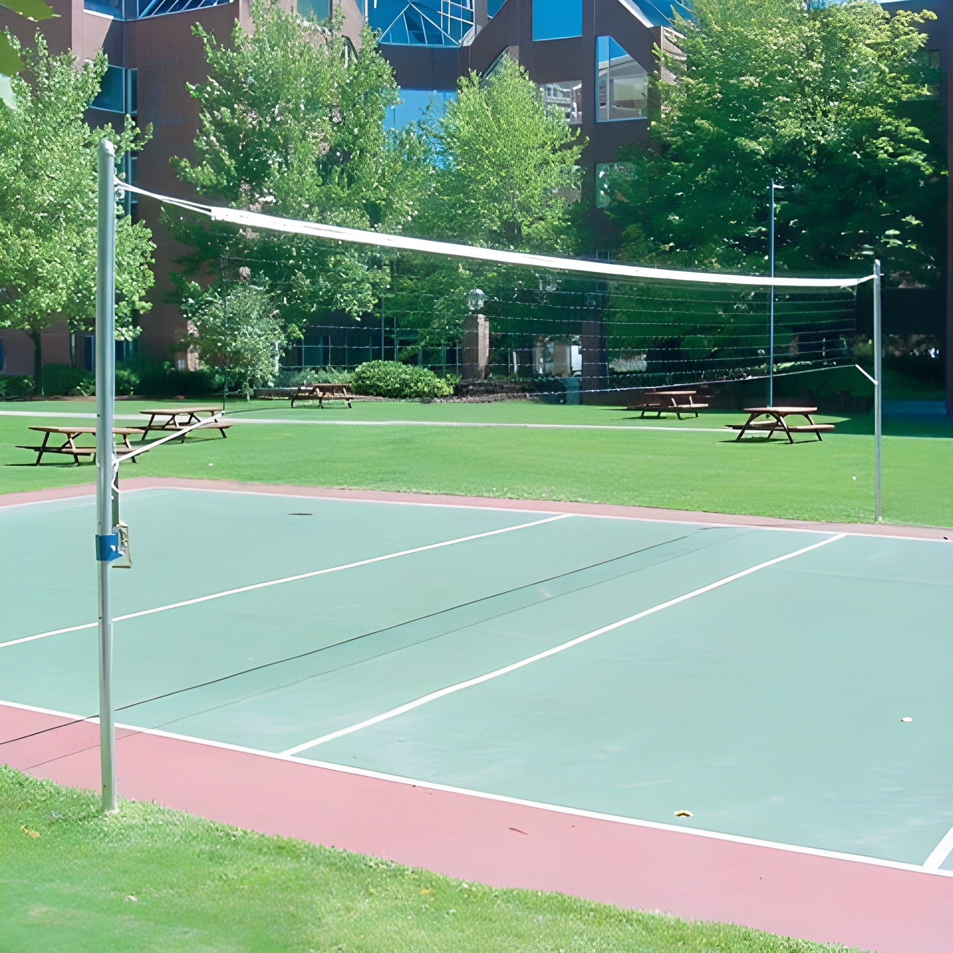 Jaypro Outdoor Volleyball Recreational Volleyball Uprights OS-350