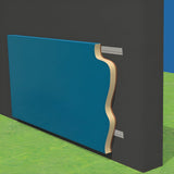 Jaypro Padding - Wall 4' High (Outdoor)