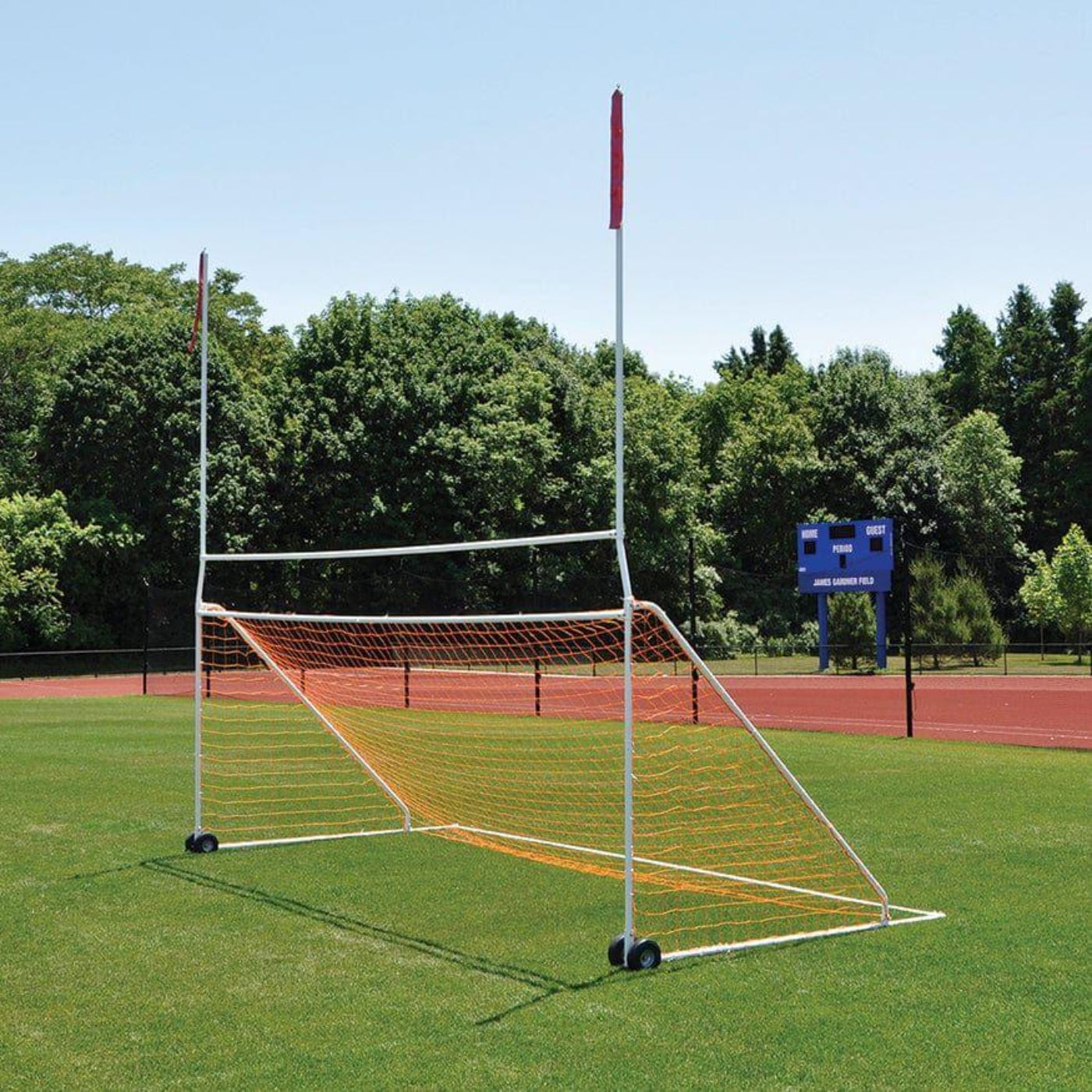 Jaypro Portable Practice Football/Soccer Combo Goal- PCG-800