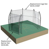 Jaypro Replacement Discus Cage Barrier Net (1-7/8 in. Sq. #42 Nylon Net) (63 ft.L x 7 ft.H) DCHS-BN