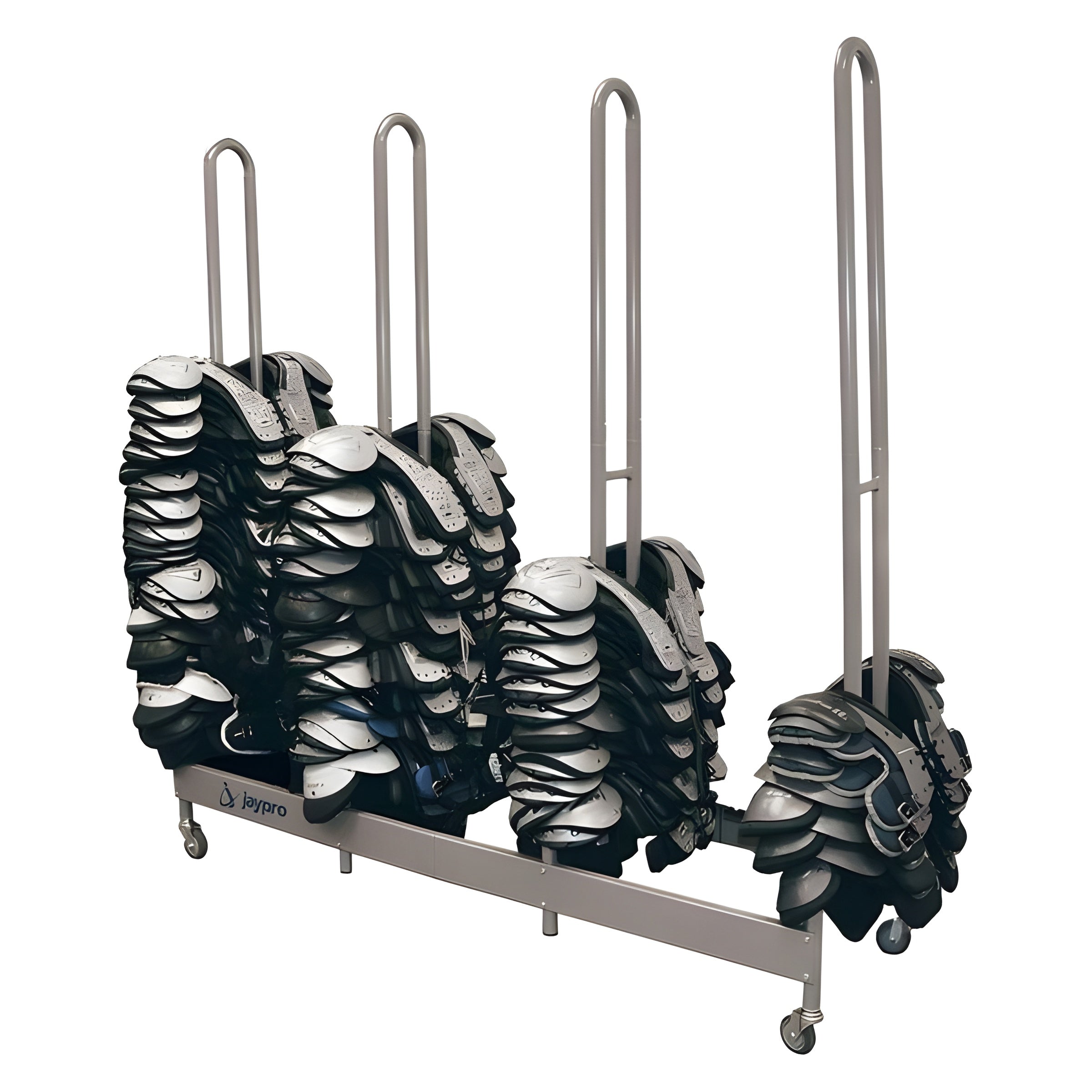 Jaypro StackMaster Shoulder Pad Deluxe Rack (80 Pad Capacity) - SP4