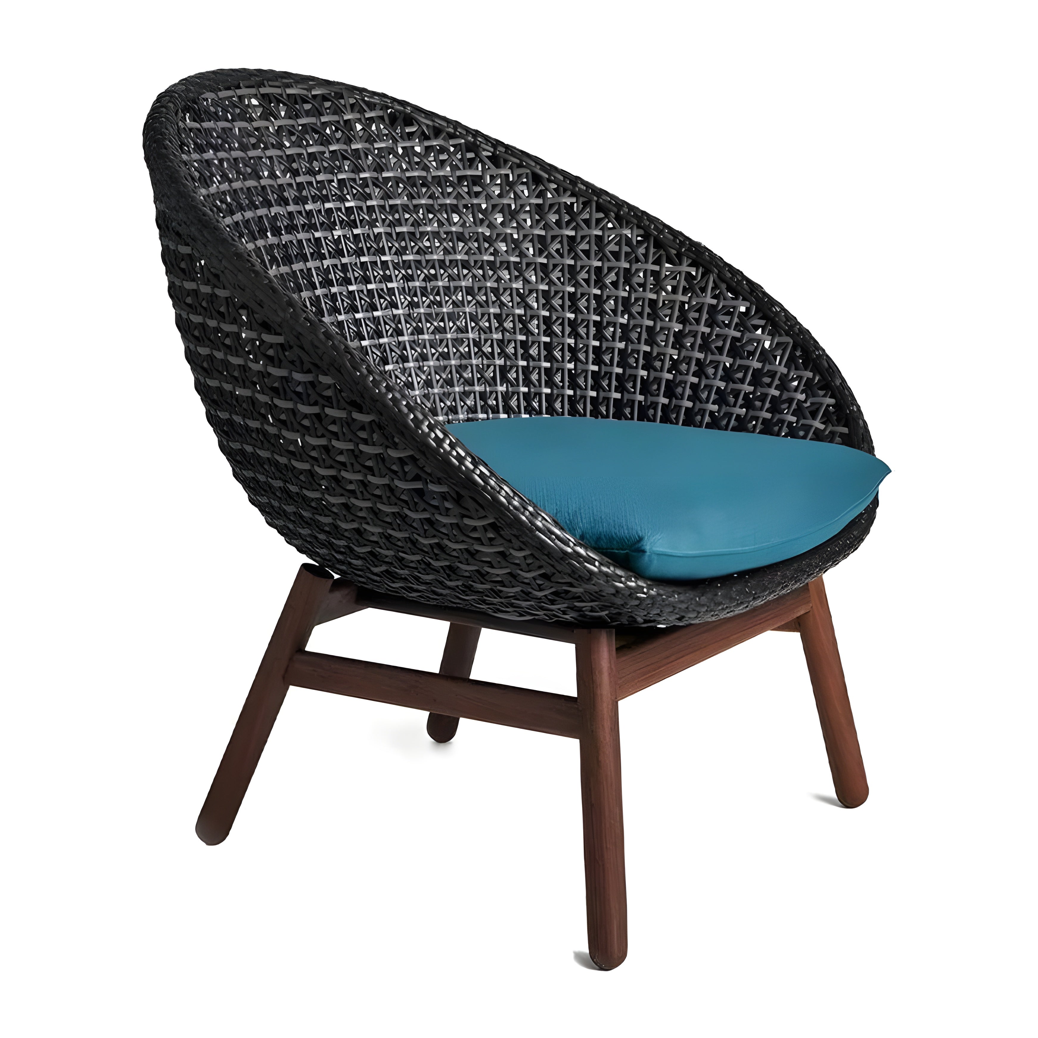Jensen Outdoor Nest Chair with Premier Lagoon Seat Pad - 12029524