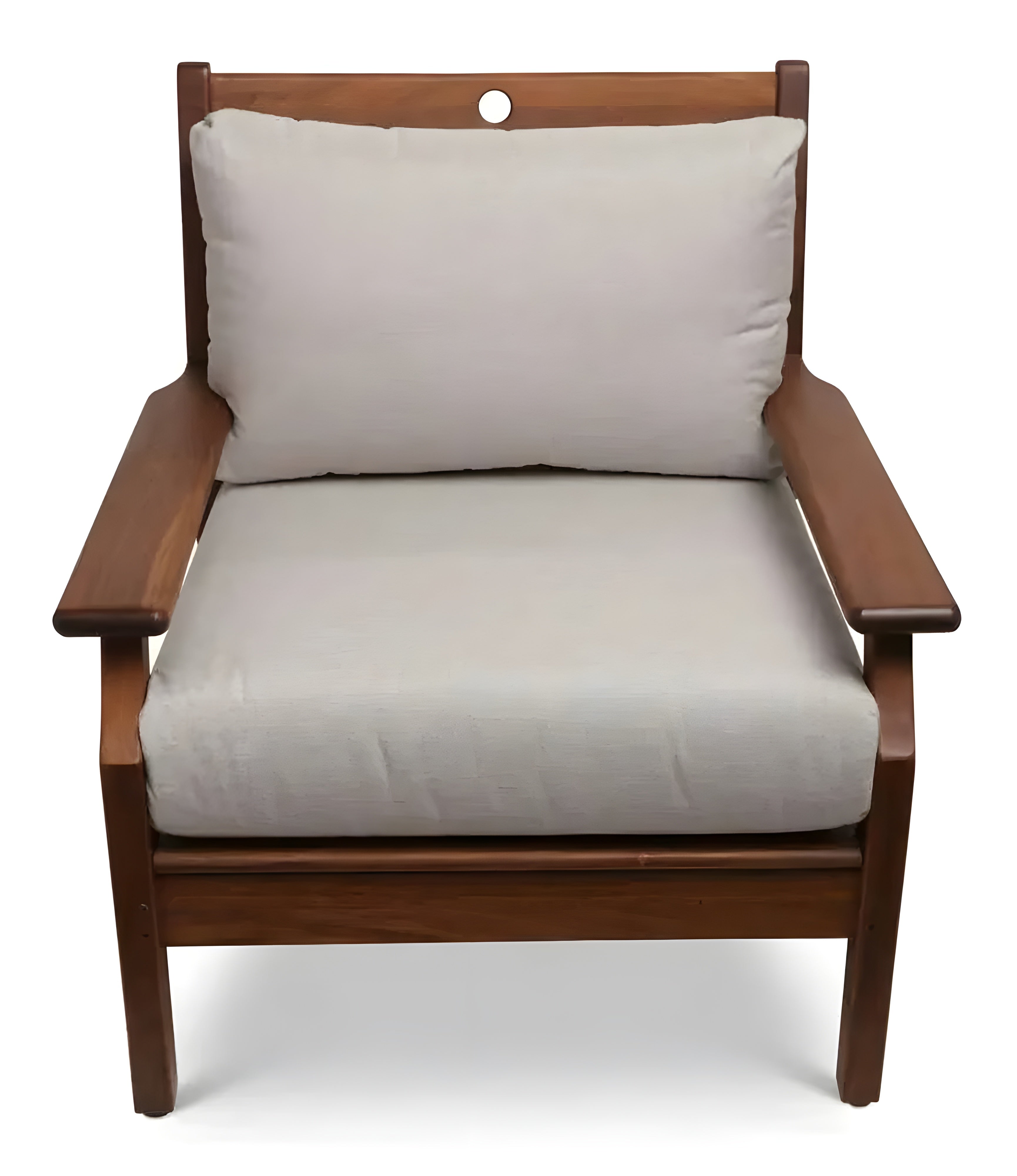 Jensen Outdoor Opal Cushioned Lounge Chair with Cast Silver Cushions - 12037847