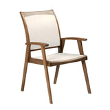 Jensen Outdoor Topaz Sling Arm Chair with Beige Sling - 12040808