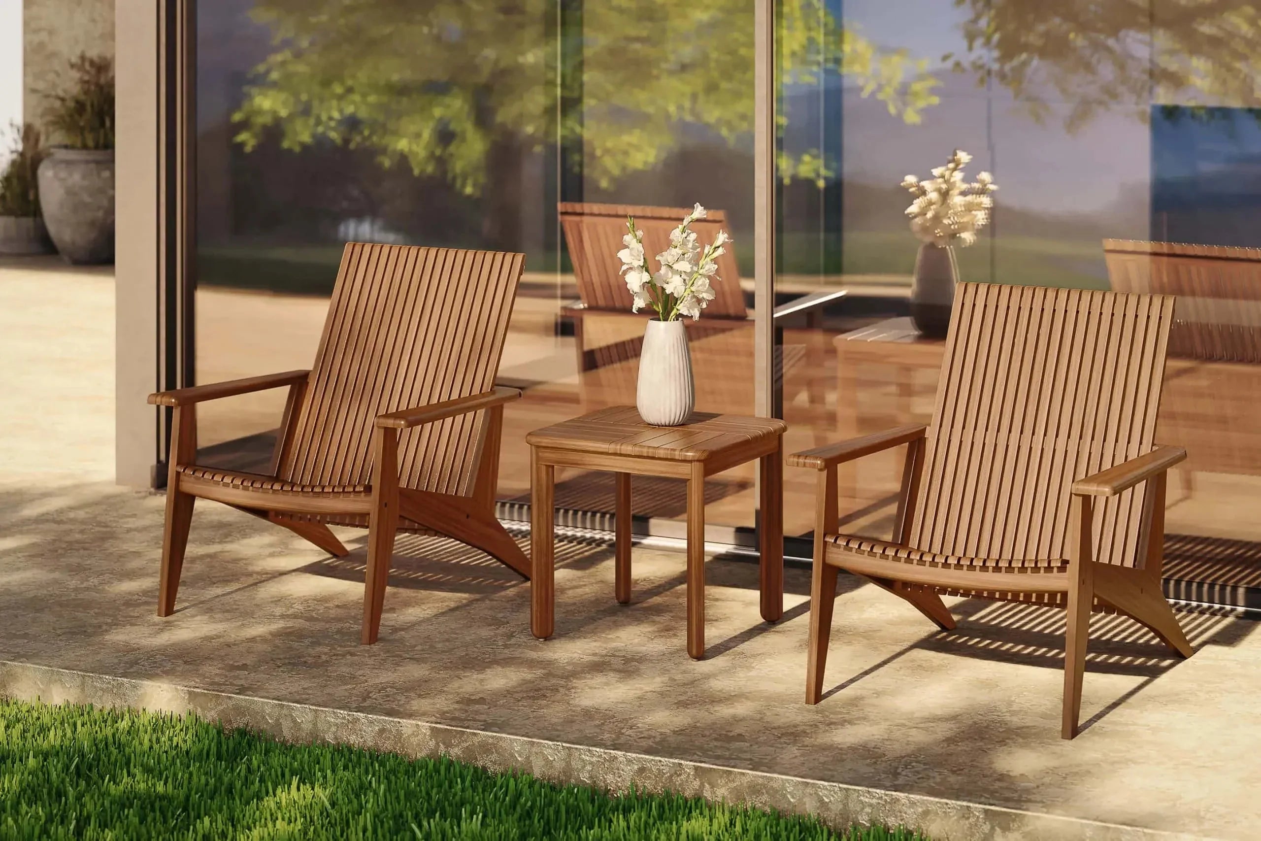 Jensen Outdoor Trellis Lounge Chair - 12043856