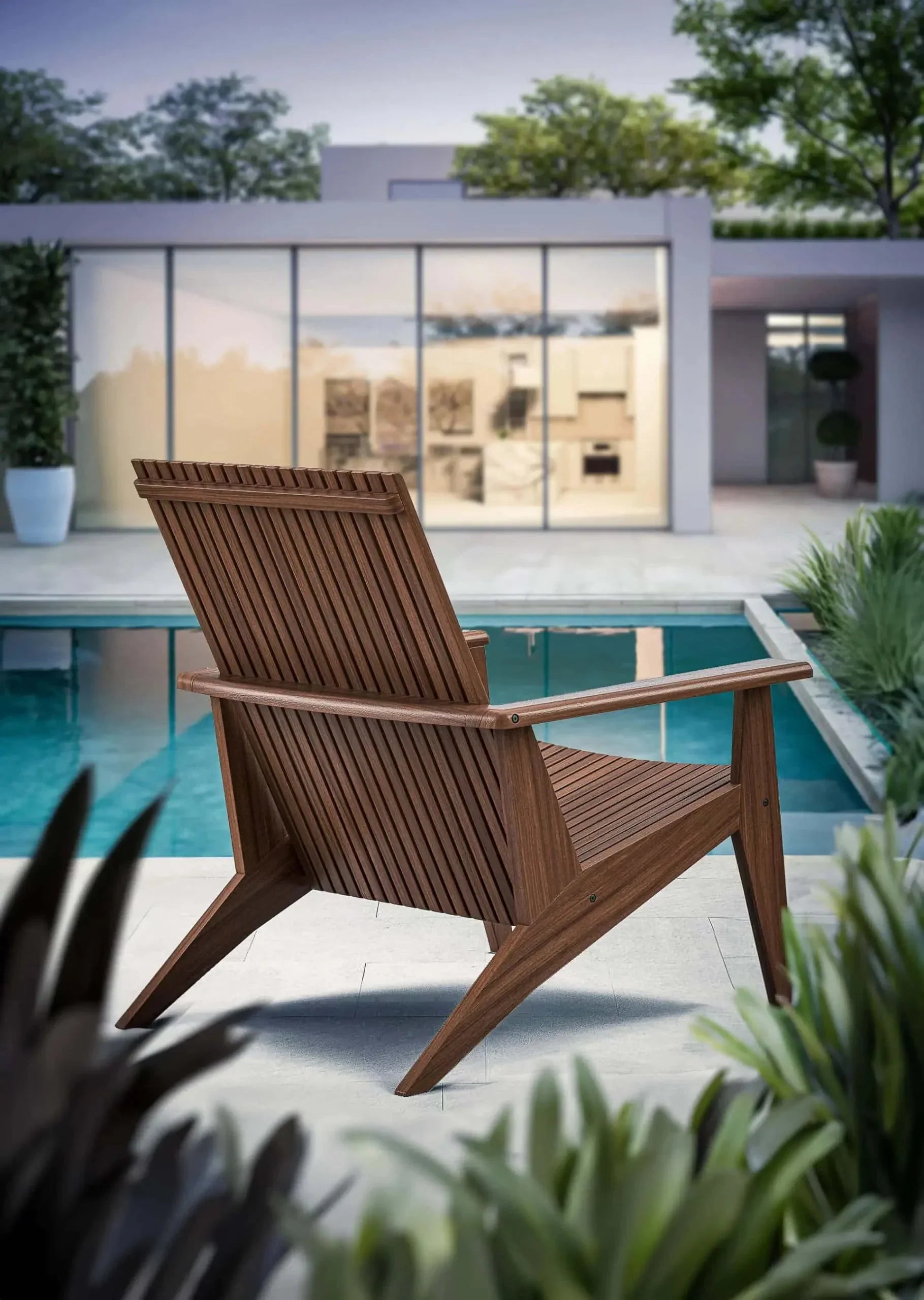 Jensen Outdoor Trellis Lounge Chair - 12043856