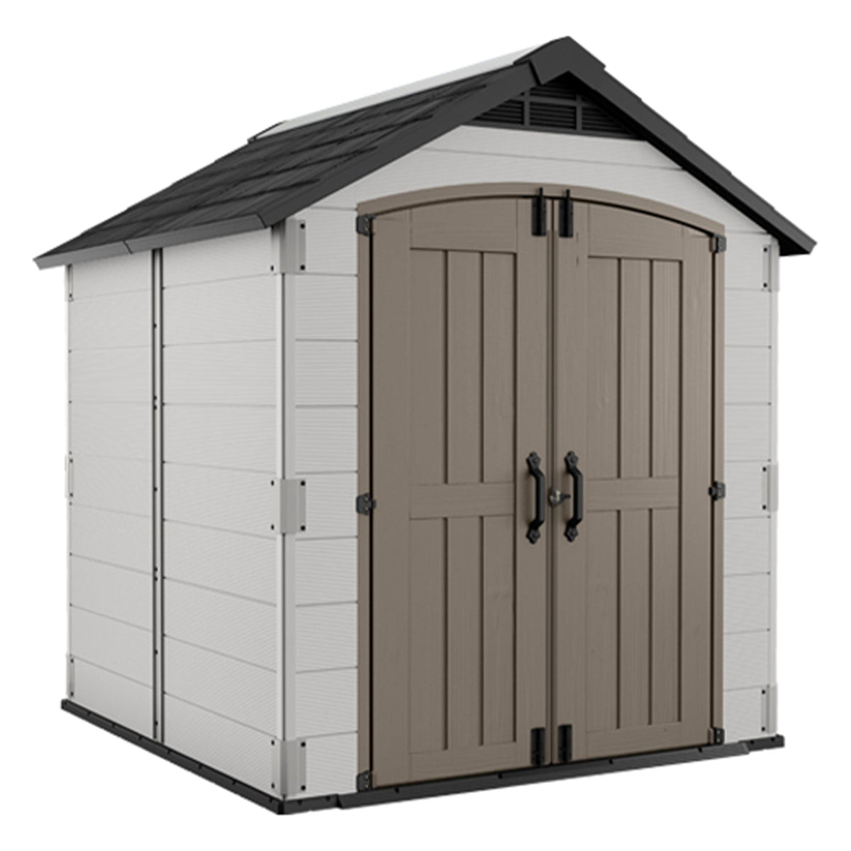 Keter 240536 Montfort 7 x 7.5 Feet Outdoor Storage Shed with Extreme Weather Kit - 254760