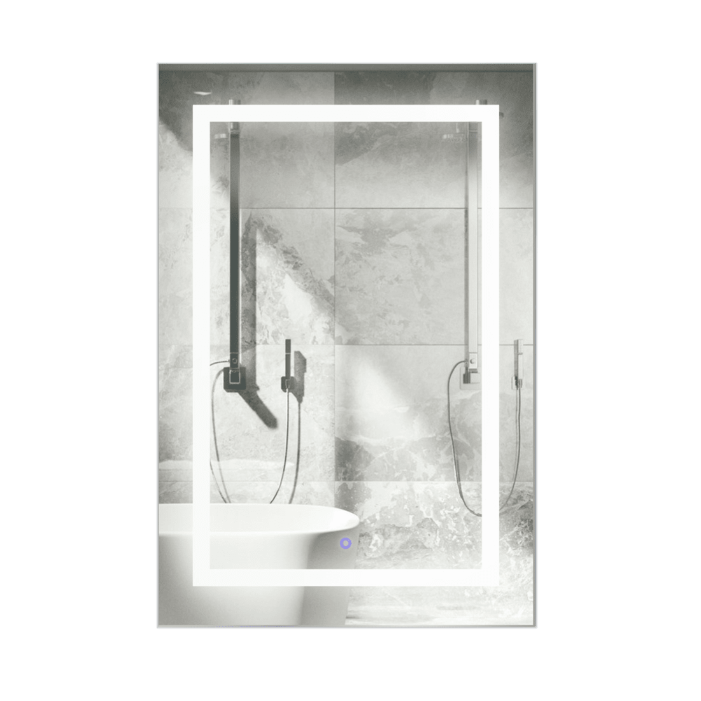 Krugg Svange 2436R  24" X 36" LED Medicine Cabinet with Dimmer & Defogger SVANGE2436R - Backyard Provider