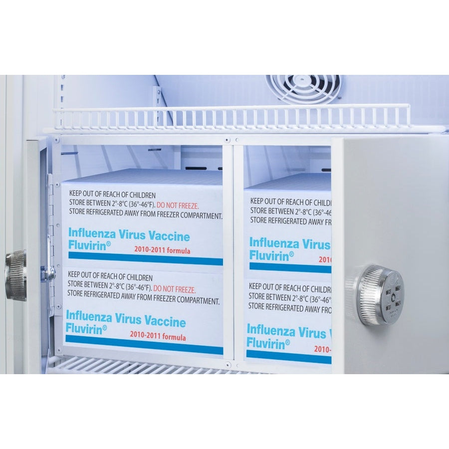 Accucold Summit - 15 Cu.Ft. Upright Vaccine Refrigerator with Interior Lockers | ARS15PVLOCKER