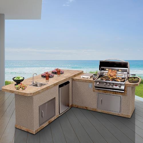 Cal Flame 112-inch Luxury BBQ Kitchens - LBK-870 R/L