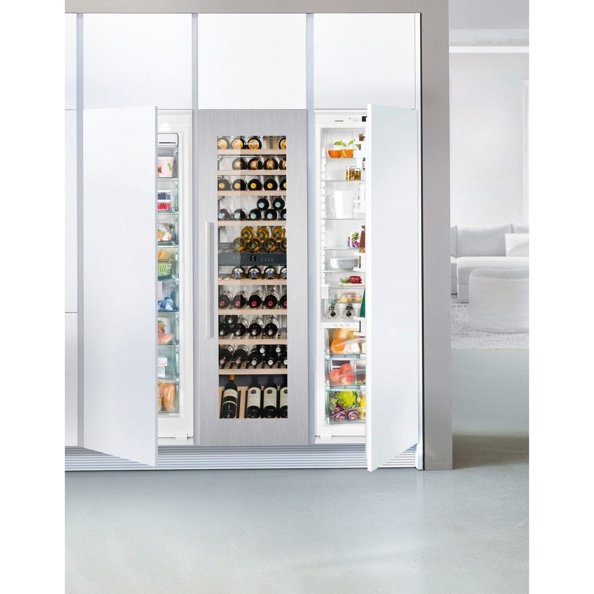 Liebherr 24" Built-In Dual Zone Wine Cabinet - HW 8000