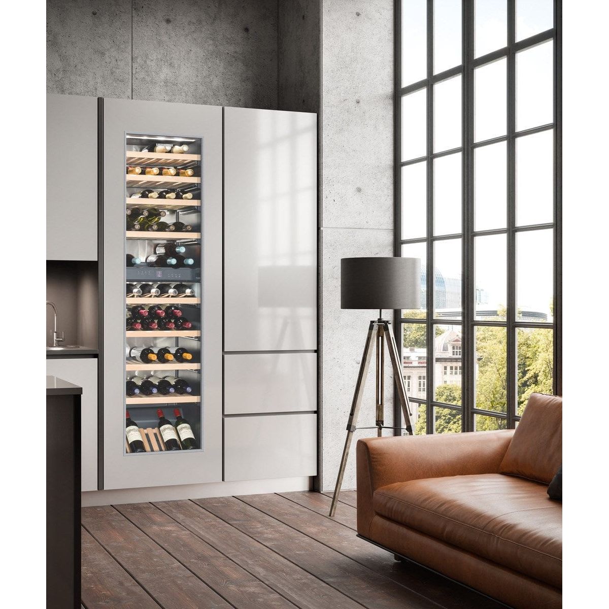 Liebherr 24" Built-In Dual Zone Wine Cabinet - HW 8000