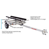 Malone EcoLight Single Kayak Trailer Package - MPG586XB